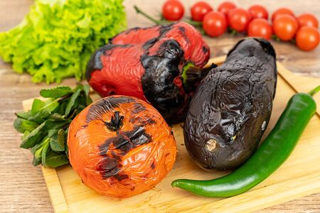 Овощи на мангале