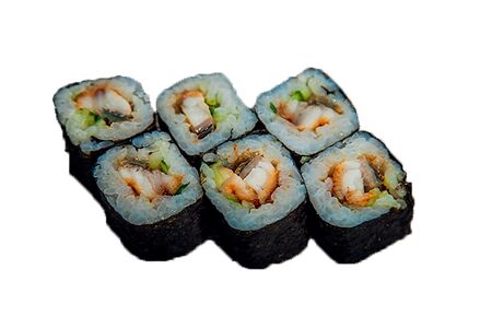 Ролл с угрем и огурцом