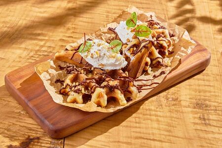 Венские вафли шоколадные