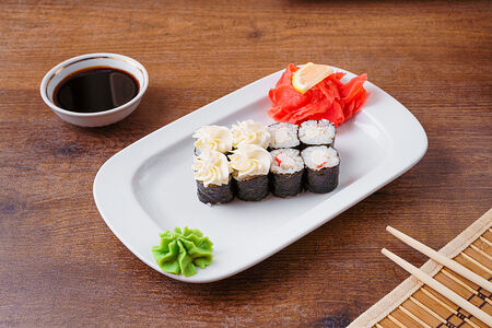 Ролл сливочный с крабом