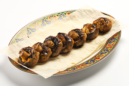 Шампиньоны на гриле