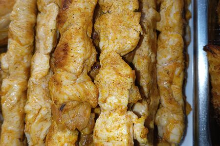 Филе с мангала на шпажке