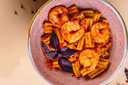 Паста с креветками