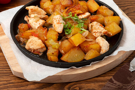 Жаркое по домашнему из курицы