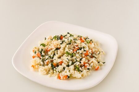 Рис со шпинатом