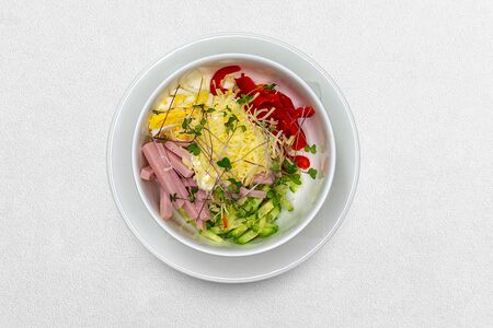 Салат Коктейль с ветчиной