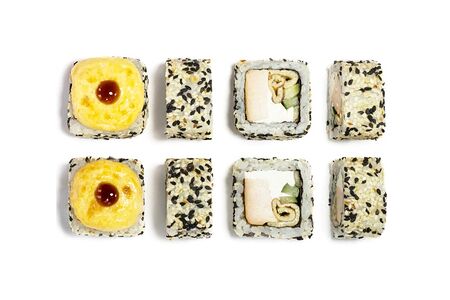 Запечённый ролл Магма с курицей