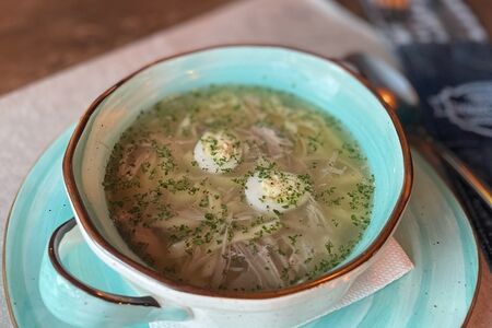 Суп-лапша с уткой