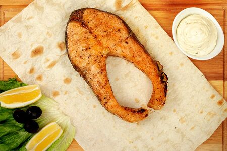 Стейк из форели