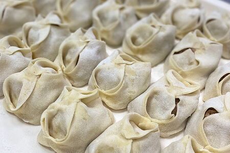 Манты с курицей замороженные