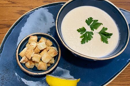 Крем-суп с сёмгой