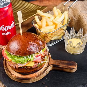 Комбо с бургером Белый рыцарь