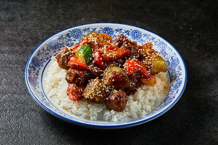 Ванцзы в кисло-сладком соусе