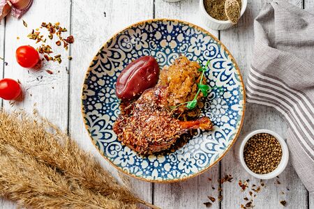 Утиная ножка с бигусом