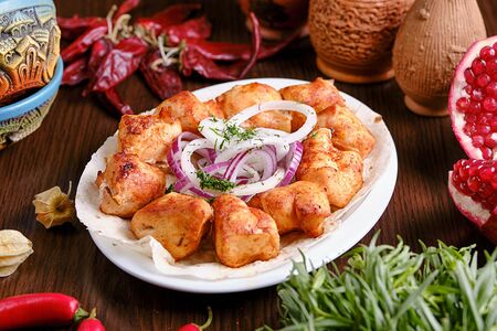 Шашлык из куриного филе