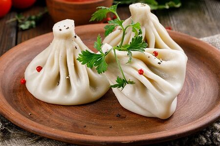 Хинкали с бараниной