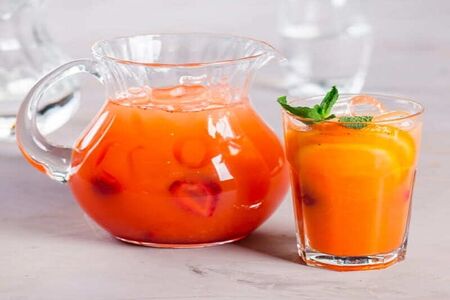 Лимонад Клубника и апельсин