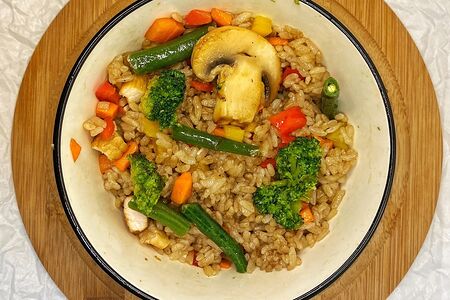 Тяхан с овощами