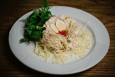 Салат Перепелиное гнездо