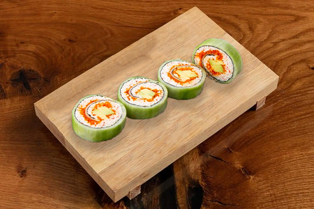 Овощной ролл со снежным крабом