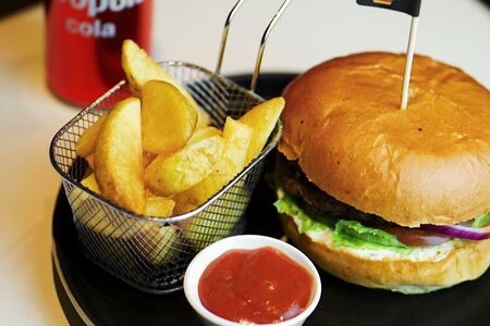 Олд Скул бургер чикен комбо халяль