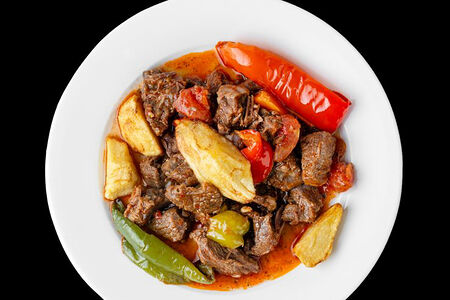 Баранина с овощами