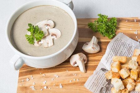 Крем-суп грибной