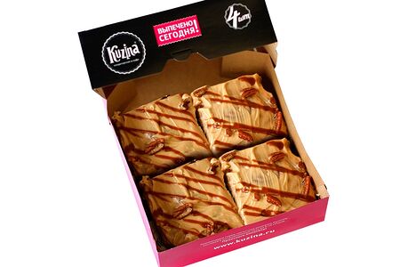 Набор 4 синнамена Карамель-орех Kuzina