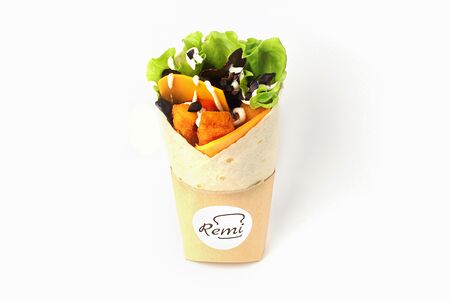 Сэндвич ролл с рыбой