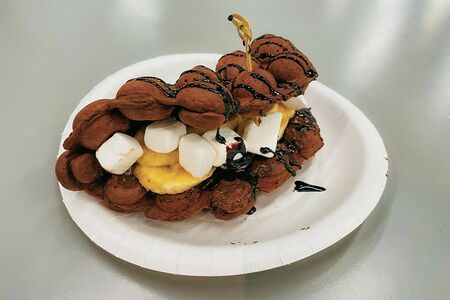 Гонконгская вафля Банана ролл