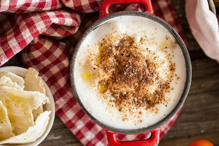 Суп-капучино с ароматом трюфеля