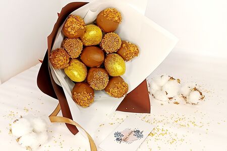 Букет из клубники в шоколаде Waffle