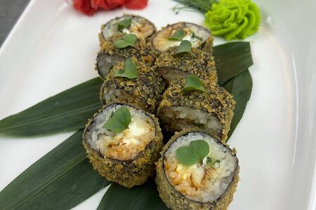 Жареный с угрем