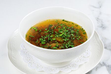 Грибной суп со сметаной