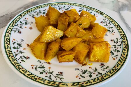 Картофель печеный с сыром