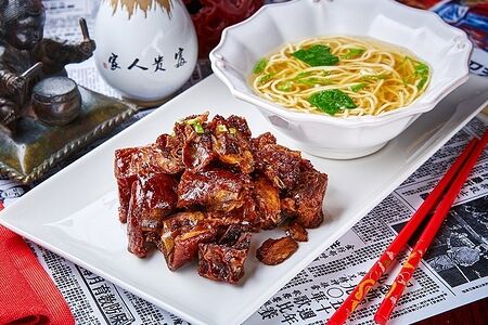 Утиные семечки с супом-лапшой