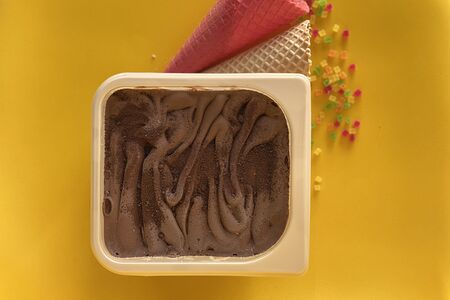 Мороженое Темный шоколад