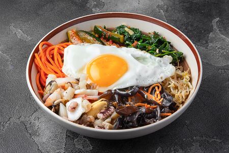 Пибимпаб с морепродуктами