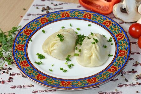 Манты Эмирские с бараниной