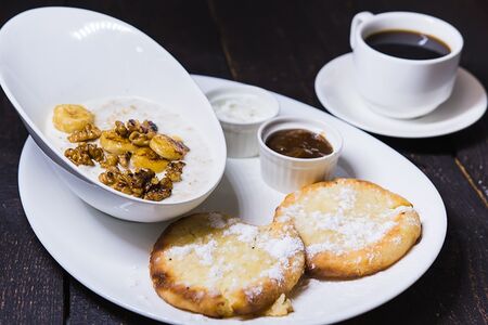 Шведский завтрак с сырниками