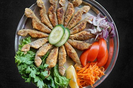 Барабулька жареная