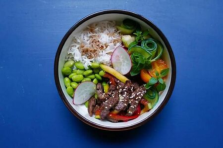 Поке с говядиной