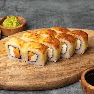 Запеченный Чеддер с курицей