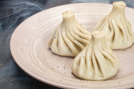 Хинкали с курицей