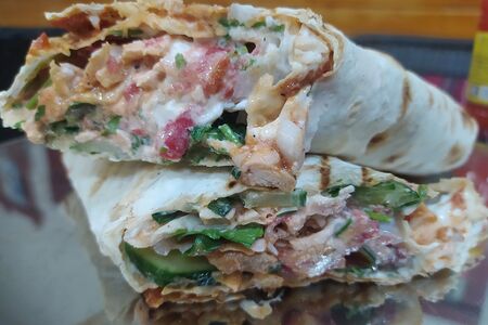 Шаурма-барбекю халяль с куриным филе