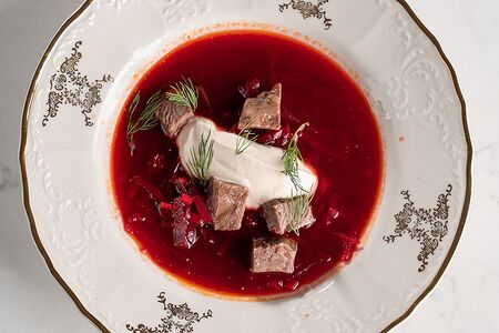 Борщ с говядиной