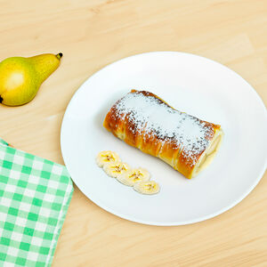 Штрудель грушево-банановый