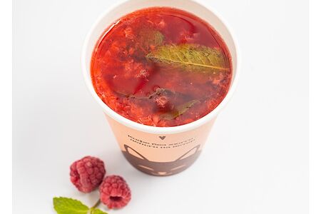 Мятно-малиновый чай