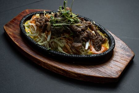 Керан с овощами и говядиной