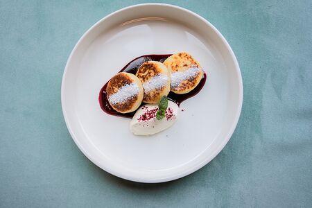 Лимонно-сливочные сырники